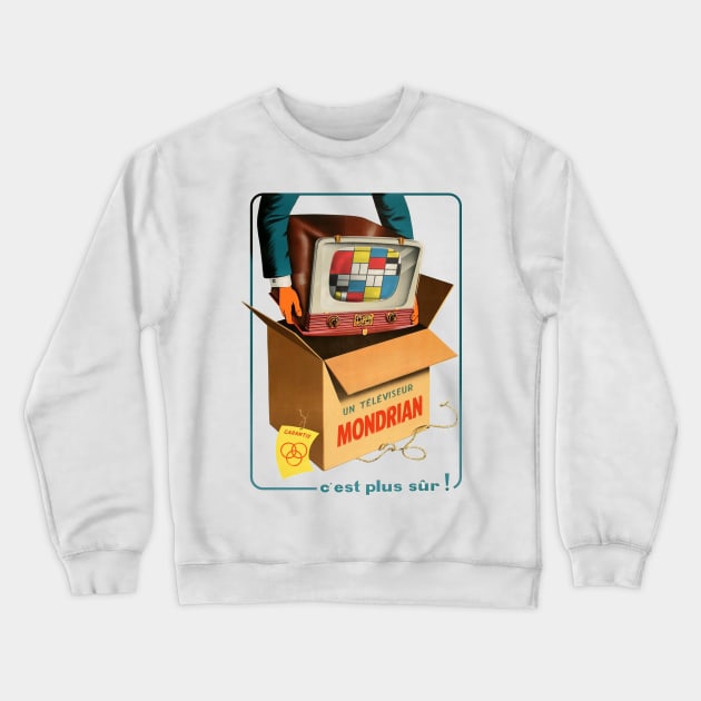 Mondrian Channel Crewneck Sweatshirt by kookylove